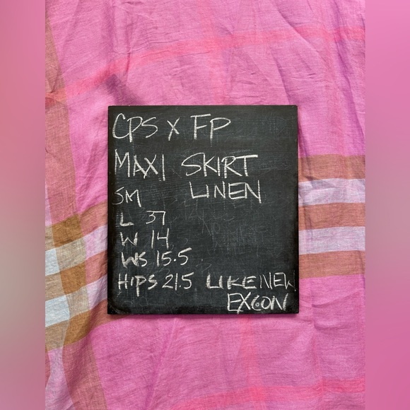 CP Shades x Free People Inez Linen Maxi Skirt - Picture 6 of 14